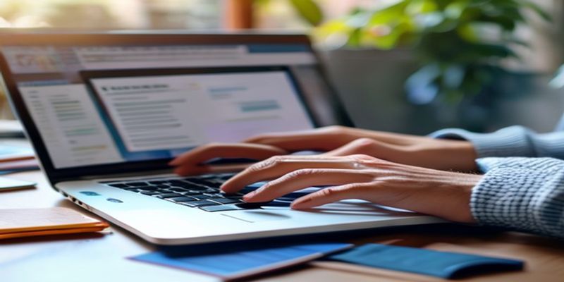 freelancer invoicing laptop