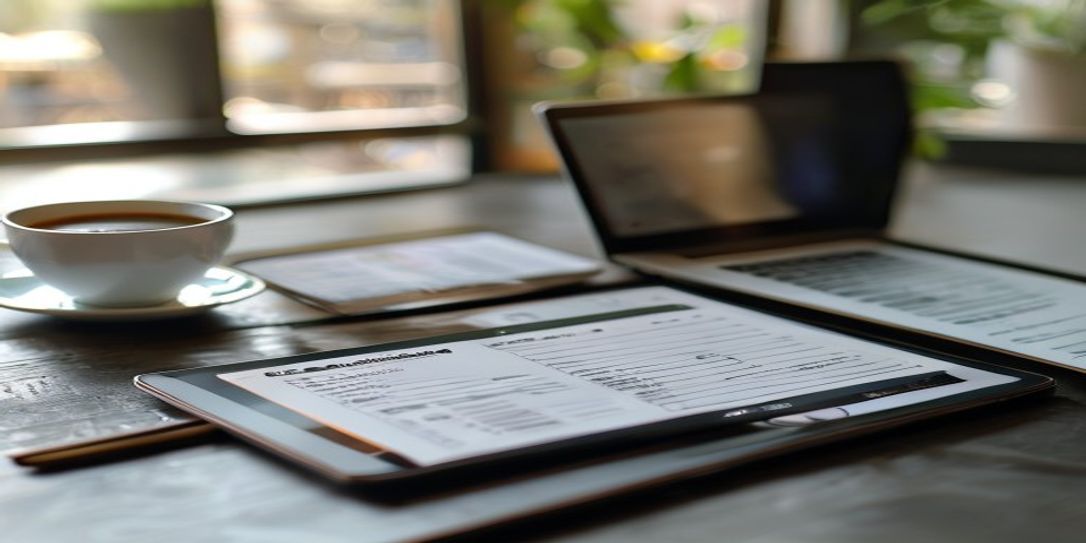 Professional interface for creating contractor invoices online