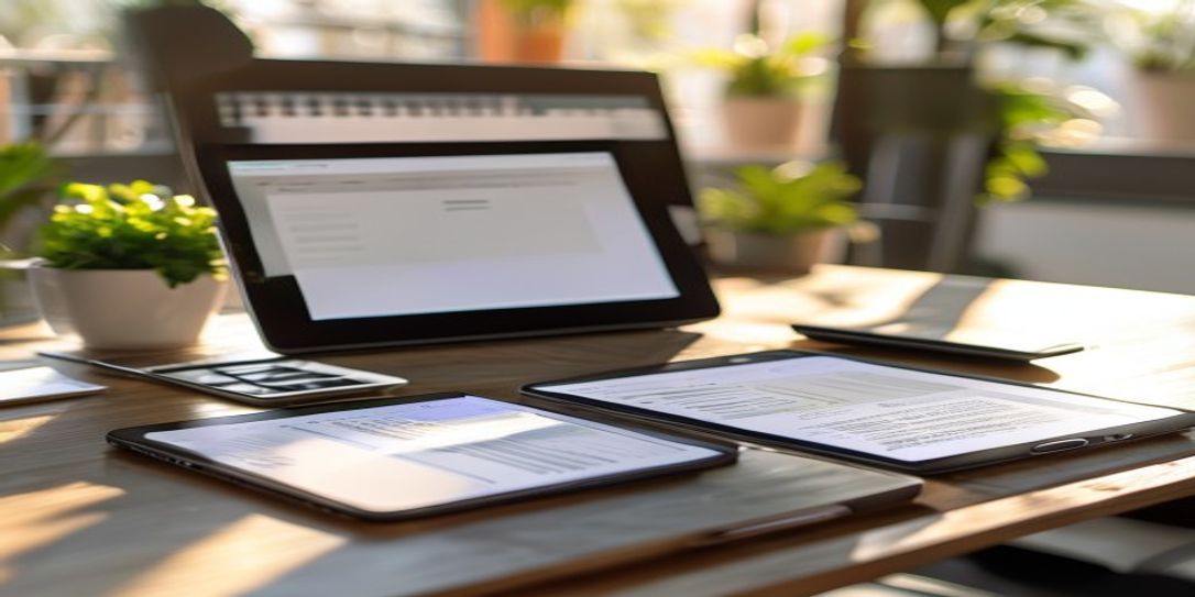 California gig worker using professional invoice software on a smartphone