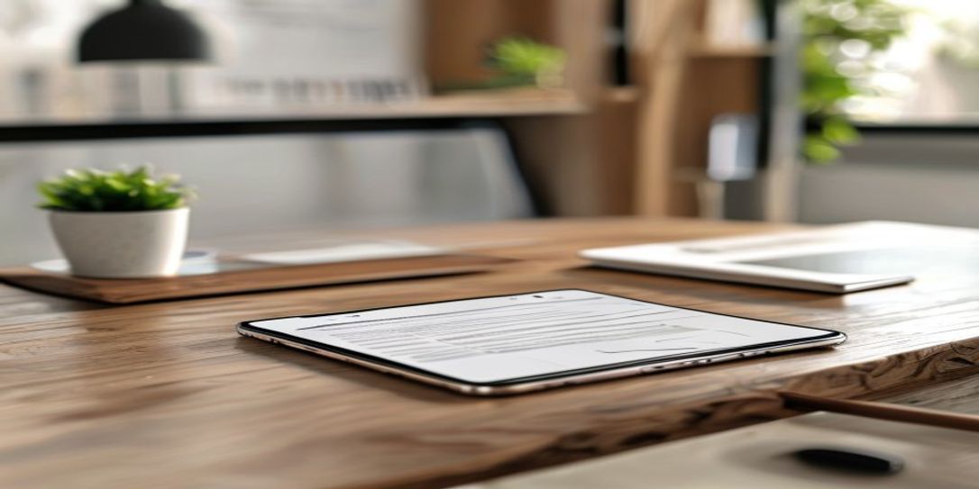 Professional Texas independent contractor using an invoice app on their smartphone