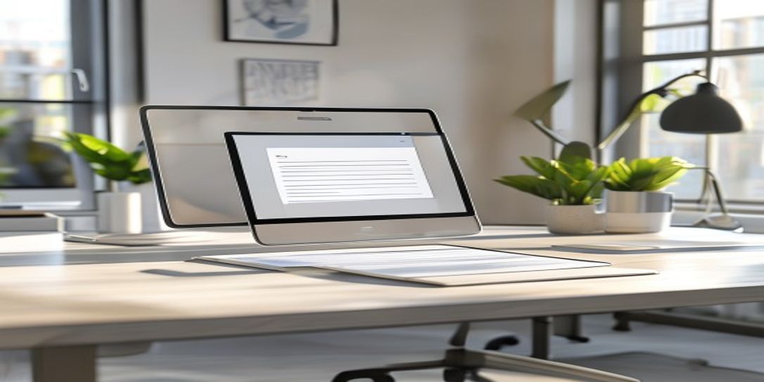 Texas independent contractor using a digital device for professional invoicing